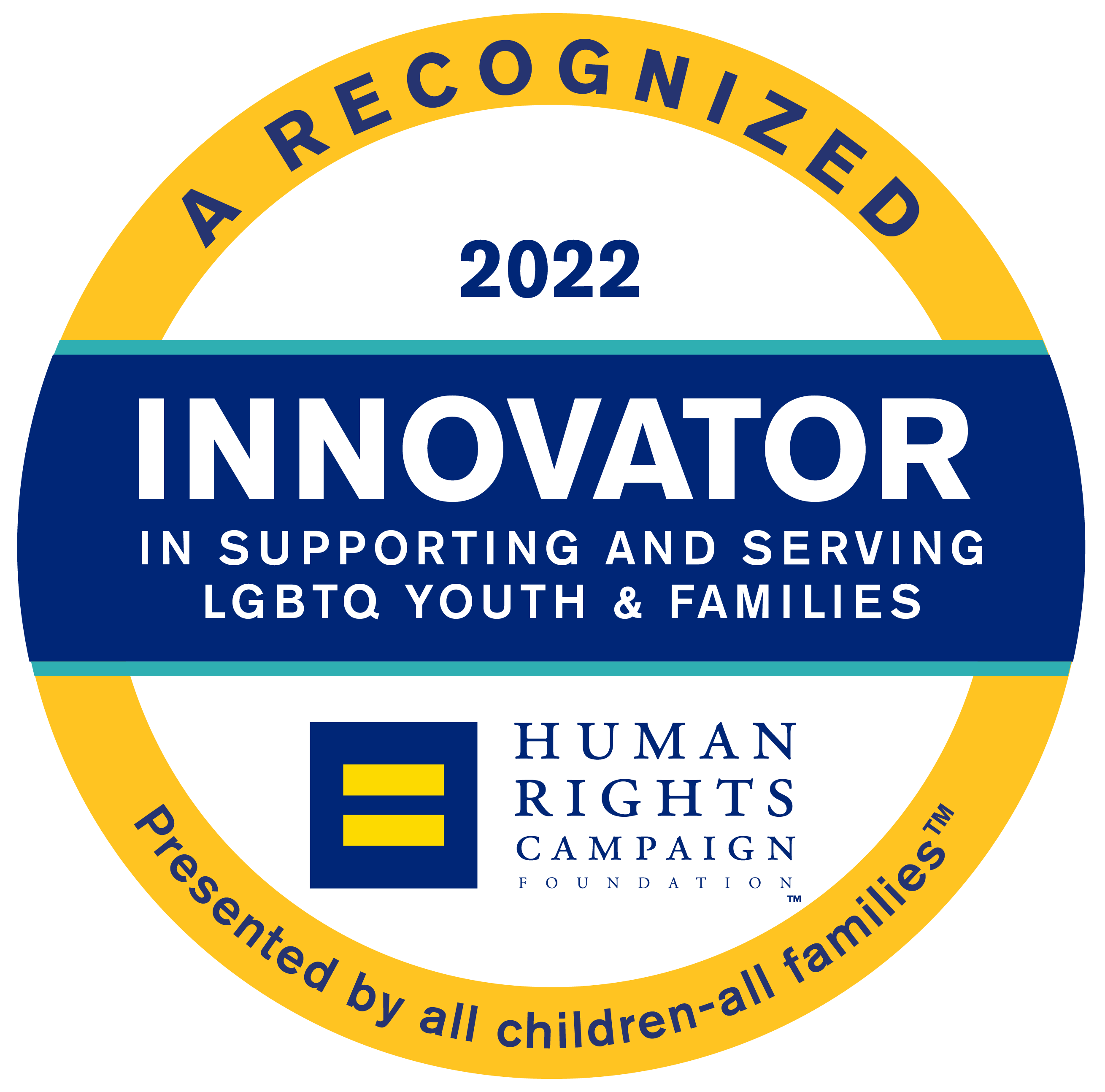 HRC All-Children All-Families Innovator Certification for 2022